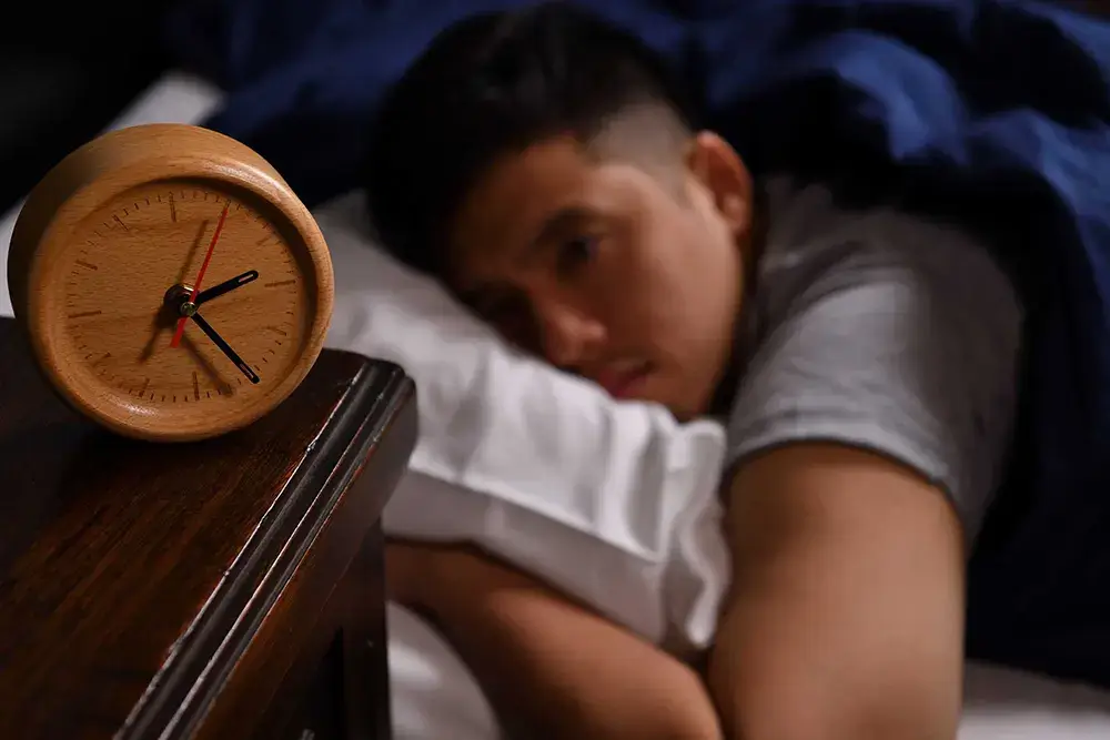 Störungen der inneren Uhr können mit Schlafstörungen verbunden sein.
